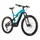 ELECTRIC BICYCLE/E-BIKE MTB 29 LEADER FOX ARGUS ALL SUSPENSION MEN'S BLUE MATTE 12-SPEED MID-DRIVE MOTOR PANASONIC GX ULTIMATE 36-SPEED 90NM BATTERY 20AH (FRAME 17,5" - H45CM - M - ADULT OF 168 cm TO 178 cm)
