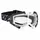 MASQUE/LUNETTES CROSS ADX MX BLANC/NOIR ECRAN TRANSPARENT ANTI-RAYURES (HOMOLOGUE EN1938) (+ LIVRE AVEC ECRAN MIROIR)
