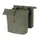 DOUBLE BICYCLE PANNIER BASIL VEGAN GREEN IMITATION CUIR 28-32L MOUNTING KIT UNIVERSAL CARRIER FERMETURE PLIANT ANTI-PLUIE WITH REFLECTIVE