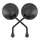 ADAPTABLE REAR-VIEW MIRROR NIU N-SERIES, N1S, N-SPORT, N-PRO BLACK (PAIR) -P2R SELECTION