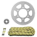 KIT CHAINE ADAPTABLE YAMAHA 125 MT 2022>, MT-125 ABS 2020>2021, XSR 2021> 428 14x52 (DIAM COURONNE 76/100/8.5) (DEMULTIPLICATION ORIGINE) -AFAM
