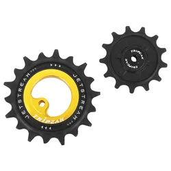 GALET DERAILLEUR AOPW TRIPEAK 13-18 DENTS CERAMIQUE 12x1/11x2V. SHIMANO DEORE XT 8100/8130 SLX 7120/7100 GRX 822 OR (JEU DE 2) (GARANTIE 4 ans)