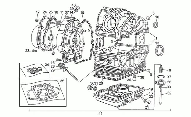 couvercles carter moteur