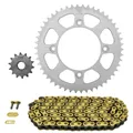 KIT CHAINE ADAPTABLE BETA 50 RR MOTARD 2012>2017, RR MOTARD STANDARD 2012>2014, RR MOTARD SPORT 2014>2017, RR SM 2012>2017 420 14x50 (DIMENSIONS 100/120/8.5/16) -AFAM