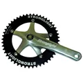 ROAD CRANKSET TRACK STRONGLIGHT TRACK 2000 JIS 165 mm CHAINRING 46D. 1"1/8 (FIXIE/SINGLE-SPEED) (AXLE SQUARE TAPER 107 mm) CHAINRING DIAMETER 144