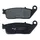 BRAKE PAD SET NEWFREN FOR KYMCO 500 XCITING 2005> REAR, 700 MY ROAD 2009> REAR (L 102 mm - H 39 mm - P 9.8 mm) (FD0422BE) (ELITE ORGANIC)