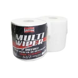 PAPIER BOBINE ESSUIE-MAIN AREXONS WIPPER II MULTI OUATE (2 BOBINES - 1000 FEUILLES dim 20.1x24.2 cm)