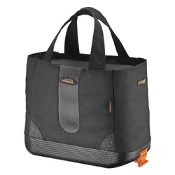 BASKET/SAC WITH POIGNEES IBERA SHOPPING BLACK 16L MOUNTING KIT REAR SYSTEM PAKRAK (36X16X30CM)