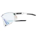 CYCLING GLASSES ADULT GIST NOVA MONTURE WHITE VERRES PHOTOCROMIQUES QUI S'ADAPTENT AUTOMATIQUEMENT TO LA LUMINOSITE PROTECTOR 100% UV - (VERRE CAT 1-3) COMPATIBLE CLIP VERRES CORRECTEURS REF 225388