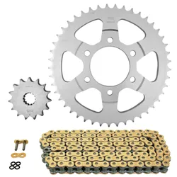 KIT CHAINE ADAPTABLE SUZUKI 1200 GSF S BANDIT 1996>2005, GSF N BANDIT 1995>2005 530 15x45 (DIAM COURONNE 76/100/10.5) (DEMULTIPLICATION ORIGINE) -AFAM