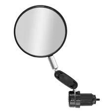 BICYCLE MIRROR/SCOOTER LEFT OR RIGHT NEWTON DOUBLE ARTICULATION MOUNTING KIT EXTREMITE HANDLEBAR (MIROIR DIAMETER 8 cm)
