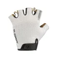 CYCLING GLOVES SHORT GIST AIR SUMMER WHITE XS (PAIR CARDED) WITH VELCRO -5519