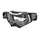 MASQUE/LUNETTES CROSS PROGRIP 3309 TR RAPID GRIS/NOIR/BLANC ECRAN TRANSPARENT ANTI-RAYURES/ANTI U.V./ANTI-BUEE (HOMOLOGUE CE-EN-N- AC-96025 REV.2)