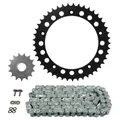 KIT CHAINE ADAPTABLE VOGE 500 DS 2020>2022 520 15x45 (DIAM COURONNE 158/180/8.2) (DEMULTIPLICATION ORIGINE) -AFAM