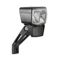BICYCLE LIGHT FOR HUB DYNAMO FRONT ON FORK AXA NXT 60 LUX BLACK BOUTON SWITCH ON/OFF - FOR VOIR TO 70M AND VISIBLE TO 4KMS - LIGHT TO L'ARRET 4MN