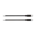 TENDEUR OF BRAKE CABLE OUTER ELVEDES FOR V-BRAKE ALUMINIUM BLACK DIAMETER 5 mm (SOLD AS A PAIR)