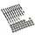 VIS DE CARROSSERIE/CARENAGE/CAPOTAGE REPLAY ACIER POUR PEUGEOT 50 TKR,TREKKER, SPEEDFIGHT, SQUAB NOIR (KIT)