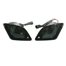CLIGNOTANT SCOOT ADAPTABLE PIAGGIO 125 GTS AR FUME A LEDS ORANGE (PAIRE) (HOMOLOGUE CE) -REPLAY