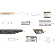 Plaquettes et decalcomanies