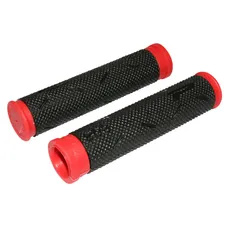 GRIP MTB PROGRIP 808 BLACK/RED Ø22 mm L120MM (PAIR)