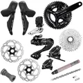 GROUPE ROAD SHIMANO 105 DI2 R 7170 DISC BLACK 12-SPEED 172.5 IN 50-34