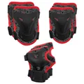 KNEE PROTECTORS - COUDIERES AND POIGNETS DISNEY SPIDER MAN BLACK/RED (KIT 6 PIECES) FOR BICYCLE - ROLLER - SKATE