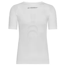 BASE LAYER/CYCLING JERSEY GIST SLEEVES SHORT WHITE S-M -0025