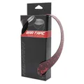 HANDLEBAR TAPE/HANDLEBAR NEWTON EBON BLACK DEGRADE RED WITH BOUCHONS (CONFORTABLE THICKNESS 2.6 mm)