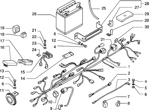 Dispositifs electriques et batterie