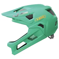 CASQUE VELO ENFANT VTT/BMX ABUS YOUDROP FF VERT SAUGE MAT TAILLE S (48-55cm) REGLAGE MOLETTE