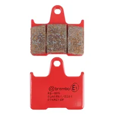 BRAKE PAD SET BREMBO FOR KAWASAKI 1400 ZZR 2006>2019> REAR, 1400 GTR 2007>2016 REAR, 750 ZX-7RR NINJA 1996>2002 REAR/HONDA 1300 CB 1997>2003 REAR, 750 SHADOW 2024> REAR (ROAD SINTERED METAL) -07KA21SP