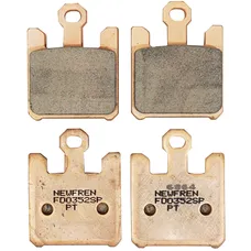 BRAKE PAD SET NEWFREN FOR KAWASAKI 1000 ZX-10R NINJA 2004>2007 FRONT, 600 ZX-6RR NINJA 2003>2006 FRONT/DERBI 659 MULHACEN 2005> FRONT (L 39 mm - H 49.5 mm - P 7.9 mm) (FD0352SP) (SPORT TT PRO SINTERED METAL)