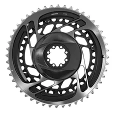 ROAD CHAINRING DIRECT MOUNT FOR SRAM OEM 48/35T INNER+OUTER RED 2X12-SPEED ALUMINIUM BLACK