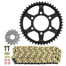 KIT CHAINE ADAPTABLE HONDA 125 CB R 2018>2020 428 15x47 (DIAM COURONNE 68/90/10.5) (DEMULTIPLICATION ORIGINE) -JT SPROCKETS
