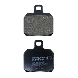 BRAKE PAD SET TRW FOR PIAGGIO 125-250 X9 EVOLUTION FRONT/REAR, 125 X8 REAR, 400-500 BEVERLY REAR, 500 X9 EVOLUTION REAR/GILERA 500 NEXUS REAR/YAMAHA 125 XMAX 2006>2013 REAR (MCB700 LC)