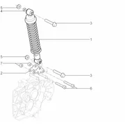 Suspension arrière - Amortisseur/s
