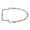 GASKET OF COVER OEM MOTO GUZZI BREVA, NEVADA, STRADA, TARGA, V7, V85, V9-887003