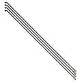 REINFORCED SPOKE STAINLESS STEEL BLACK 2,0 mm WITH HEAD ANGLED IN 2,3 mm L 285 mm SAPIM WITH NUT (SOLD IN PACKS OF 4)