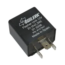CENTRALE CLIGNOTANTE 50 A BOITE ADAPTABLE APRILIA 50 RS 2006>2010, 125 RS 2006>2010 (OE AP8127847) (12V - 2x(4x2,3W) - 3 FICHES) -GUILERA ORIGINE