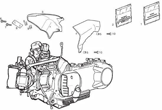 couvercles carter moteur