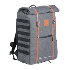 BICYCLE PANNIER SAC TO DOS ZEFAL URBAN BACKPACK GREY 27L MOUNTING KIT ON CARRIER (30X45X13) - FABRIQUE IN MATERIAU RECYCLE