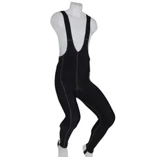 CYCLING SHORTS/COLLANT LONG ADULT P2R ECO TO BIB STRAPS BASE COOLMAX BLACK ZIP AUX CHEVILLES + PASSANTS L