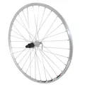 ROAD WHEEL BRAKE SHOE LOCKING 700 ELAN CFX SILVER REAR HUB ALUMINIUM CASSETTE TYPE SHIMANO 10/9/8-SPEED 32 SPOKES GALVA RIM 13C