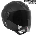 OPEN-FACE HELMET MAXI SCOOTER ADX AJ200 MATTE BLACK XS (DOUBLE SCREEN) (ECE 22.06)