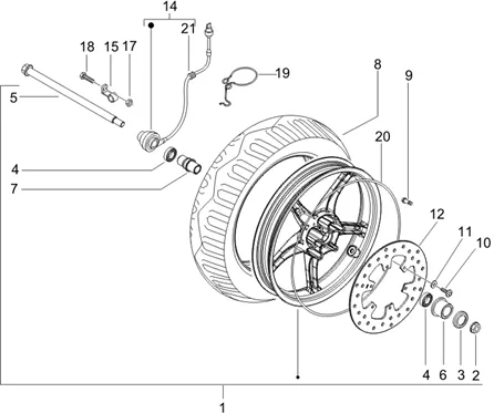 Roue avant