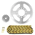 KIT CHAINE ADAPTABLE YAMAHA 125 DT MX 1978>1991 428 16x49 (DIAM COURONNE 62/80/10.5) (DEMULTIPLICATION ORIGINE) -AFAM