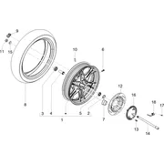Roue arrière