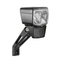 BICYCLE LIGHT FOR HUB DYNAMO FRONT ON FORK AXA NXT 60 LUX BLACK BOUTON SWITCH ON/OFF - FOR VOIR TO 70M AND VISIBLE TO 4KMS - LIGHT TO L'ARRET 4MN