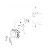 Groupe cylindre-piston-axe