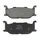 BRAKE PAD SET NEWFREN FOR YAMAHA 500 TMAX 2001>2003 FRONT, 900 XJ S DIVERSION 1995>2003 FRONT, 1300 STRYKER 2011> FRONT, 950 XV BOLT 2014> FRONT (L 102.5 mm - H 41 mm - P 10 mm) (FD0183BT) (TOURING ORGANIC)